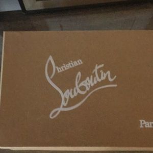 White Christian Louboutin shoes for sale!